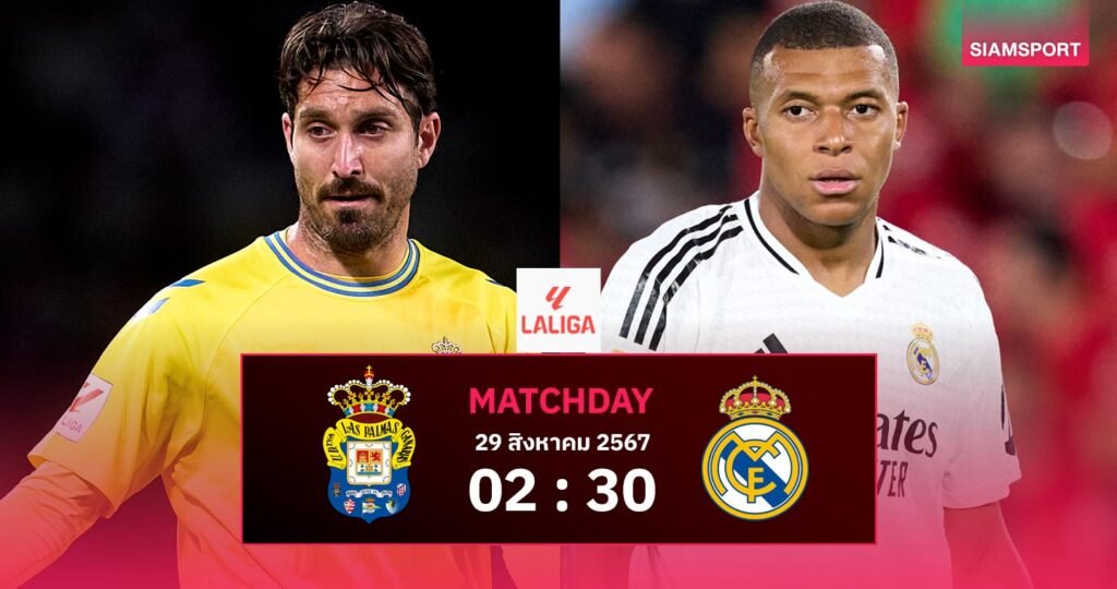 ลาส พัลมาส พบ เรอัลมาดริด รายชื่อผู้เล่น