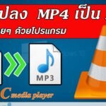 เครื่องมือแปลงไฟล์ mp4 เป็น mp3